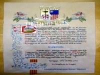Diploma Medalla del Premio Aragón