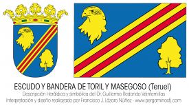 DISEÑO DE BANDERAS Y ESCUDOS HERÁLDICOS MUNICIPALES - TORIL Y MASEGOSO (Teruel)
